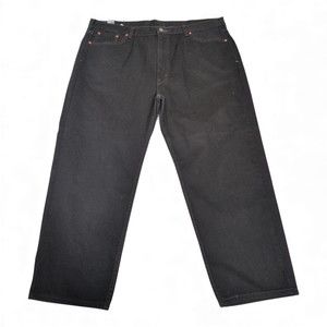 Levi's Men's Relaxed Fit Black Jeans Waist 46 Big & Tall